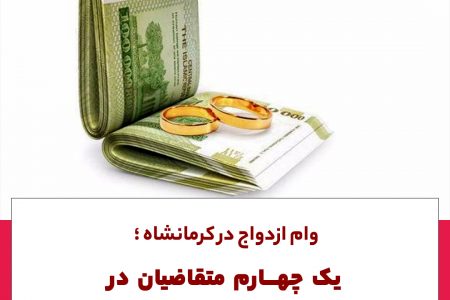 یک چهارم زوج‌های کرمانشاهی در صف انتظار وام ازدواج هستند