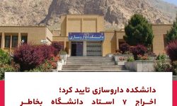 دانشکده داروسازی تأیید کرد؛ اخراج ۷ استاد دانشگاه بخاطر حضور در یک جشن فارغ التحصیلی