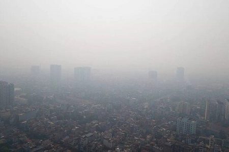 تجمع آلاینده‌ها بر فراز شهر کرمانشاه