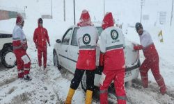 نجات مادر باردار در واژگونی آمبولانس بیمارستان هرسین