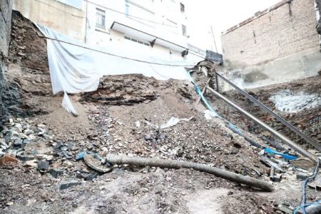 آخرین وضعیت گودبرداری غیراصولی خیابان “شریعتی” کرمانشاه