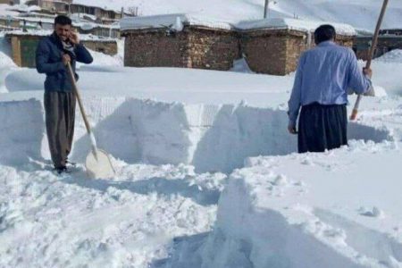 ثبت بیشترین بارش برف در سنقروکلیایی