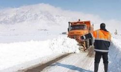۳۸ محور روستایی گرفتار برف در کرمانشاه بازگشایی شد