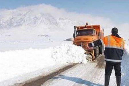 ۳۸ محور روستایی گرفتار برف در کرمانشاه بازگشایی شد
