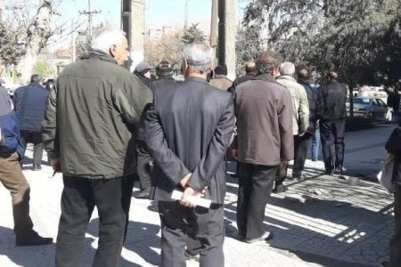 تجمع بازنشستگان تامین اجتماعی در کرمانشاه