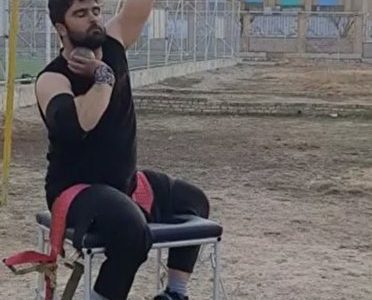ورزشکار معلول کرمانشاهی در پرتاب وزنه رکورددار جهان شد