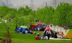 سیزده بدر، هوای کرمانشاه گرم و آفتابی است
