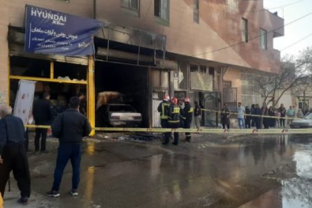 انفجار خودرو در یک واحد تجاری/ چهار نفر مصدوم‌شدند