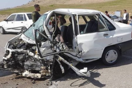 ۳ مصدوم و ۱ فوتی در حادثه رانندگی شهرستان اسلام آباد غرب 