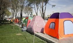 مسمومیت گازی مسافران چادرنشین کرمانشاه / خوشبختانه فوتی نداشتیم