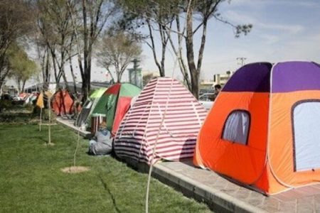 مسمومیت گازی مسافران چادرنشین کرمانشاه / خوشبختانه فوتی نداشتیم