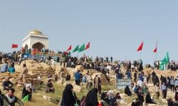 خدمات رسانی سازمان حمل و نقل مسافر شهرداری کرمانشاه به زائران بازی‌دراز