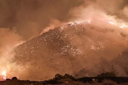 ۲ مصدوم در آتش‌سوزی مراتع ارتفاعات «سردره» پاوه