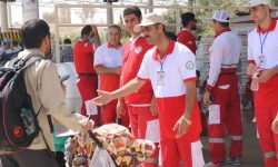 انتقال کودک ۲ ساله در منذریه عراق به بیمارستان صحرایی ارتش مرز خسروی