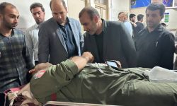استاندار کرمانشاه از حادثه دیدگان سقوط بالگرد فراجا عیادت کرد