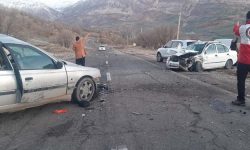 تصادف محور ثلاث به جوانرود ۵ مصدوم برجای گذاشت