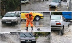 آخرین وضعیت بارش‌ها در استان کرمانشاه/آبگرفتگی سنگین دربرخی معابر
