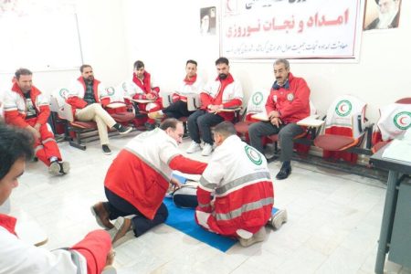باز آموزی طرح ملی امداد و نجات نوروزی ۱۴۰۳ پایگاه های کرمانشاه