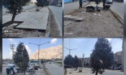 موزاییک فرش بلوار دانشگاه در دست کار قرار گرفت