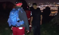 ۳ ساعت در جستجوی فرد گرفتار در مسیر قله فرخ‌شاد