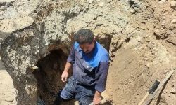 تعمیر و لوله گذاری شبکه توزیع آب چهارراه بسیج کرمانشاه