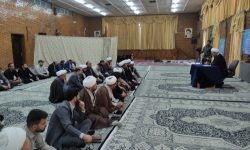 برگزاری مراسم زیارت عاشورا با حضور نماینده ولی فقیه در سپاه