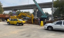 آغاز عملیات دفع آبهای سطحی سطح منطقه پنج