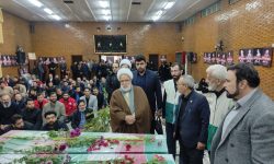 برگزاری مراسم وداع با شهدای گمنام و یادبود سردار شهید کیومرث پورهاشمی در شهرداری کرمانشاه