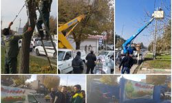 آغاز عملیات هرس و بازپیرایی درختان شهر کرمانشاه