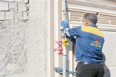 گاز ۴۱ استخر کرمانشاه قطع شد
