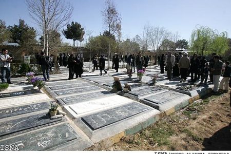 پنجشنبه آخر سال، مراسم تدفین اموات انجام نمیشود