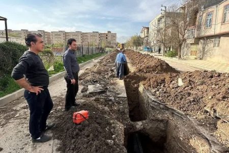 آغاز عملیات اجرایی اصلاح شبکه فاضلاب مساکن ملی روانسر