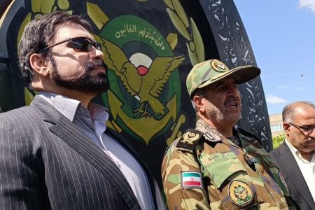 رونمایی از المان ارتش