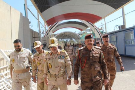 رایزنی با فرمانده منطقه سوم مرزبانی جمهوری عراق با هدف بررسی زیرساخت‌های پیاده‌روی عظیم اربعین