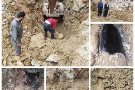 خط انتقال آب نودشه ترمیم شد