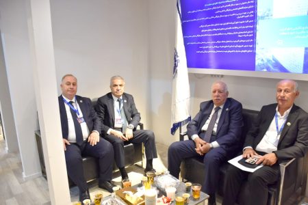 حضور رئیس و هیأت رئیسه اتاق بازرگانی کرکوک عراق در غرفه اتاق کرمانشاه در ایران‌اکسپو