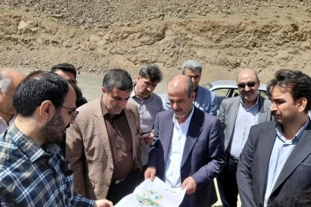 بازدید معاون وزیر راه و شهرسازی از بزرگراه کرمانشاه ـ سنقر