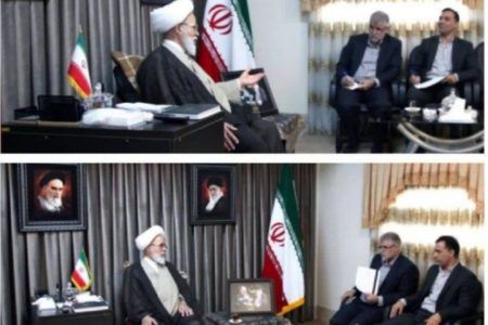 دیدار مدیرعامل توزیع برق استان با امام جمعه کرمانشاه