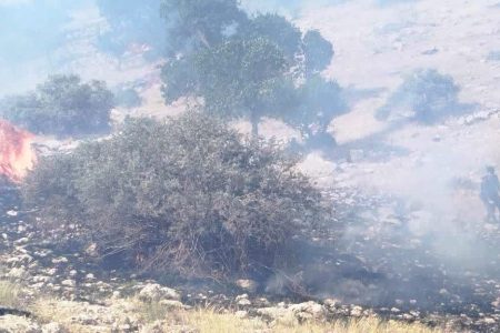 آتش‌سوزی گیلانغرب، مهار شد