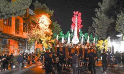 برپایی عزاداری محرم با همکاری پلیس کرمانشاه