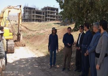 اجرای خط انتقال آب به مساکن ملی جوانرود با اعتباری بالغ بر ۲۰ میلیارد تومان در جوانرود