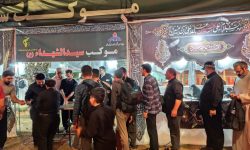 برپایی موکب شرکت گاز استان کرمانشاه در مرز خسروی