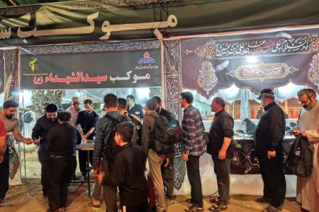 برپایی موکب شرکت گاز استان کرمانشاه در مرز خسروی