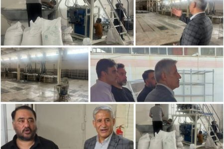 بازدید رئیس اتاق بازرگانی کرمانشاه از کارخانه قند تنها