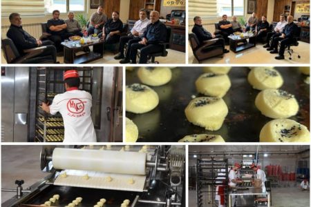 بازدید رئیس اتاق بازرگانی از کارخانه صنایع غذایی شکرریز