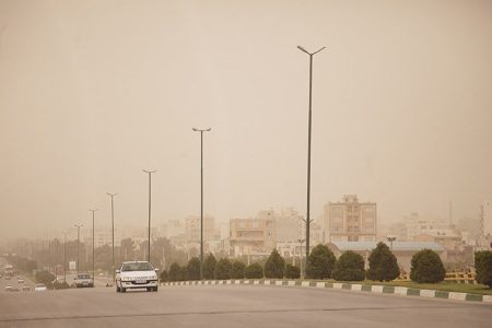 هوای کرمانشاه در وضعیت ناسالم