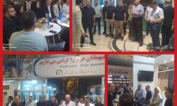 بازدید هیأت تجاری از نمایشگاه صنعت ساختمان در نمایشگاه بین المللی کرمانشاه