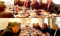 جلسه هم‌اندیشی اعضای هیئت‌مدیره بانک سپه کشور با رییس اتاق بازرگانی کرمانشاه