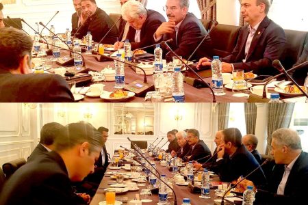 جلسه هم‌اندیشی اعضای هیئت‌مدیره بانک سپه کشور با رییس اتاق بازرگانی کرمانشاه