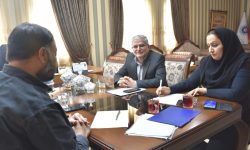 دیدار سرپرست دفتر هماهنگی امور اقتصادی استانداری با رئیس اتاق بازرگانی کرمانشاه